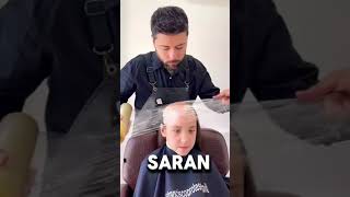 Barber gives girl new hair [upl. by Atihana]