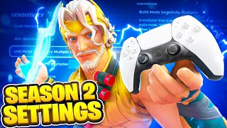 NEW Best Season 2 Controller Settings  Sensitivity PS4PS5XboxPC [upl. by Barbette]