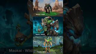 Ybneth vs Belerick vs Maokai wildrift mlbb aov [upl. by Dnalloh]