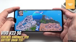 Vivo V23 test game Fortnite Mobile  MediaTek Dimensity 920 8 GB RAM [upl. by Imena816]