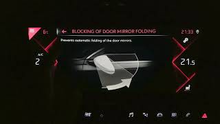 Ds7 Crossback Opera Vehicle Options menu settings [upl. by Nevanod]