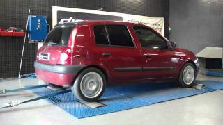 Reprogrammation moteur Renault Clio dti 80cv  104cv dyno digiservices [upl. by Htur509]