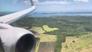 American Airlines Boeing 737800 Landing in Guanacaste Airport Liberia Costa Rica [upl. by Emor]