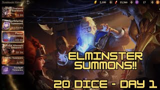 Elminster Summons  20 Dice on Day 1 Dragonheir Silent Gods [upl. by Marna]