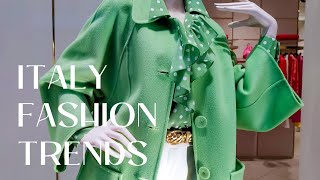 NEW SPRING 2024 FASHION TRENDS  ITALY [upl. by Sharpe]