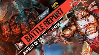 Blood Angels Imperial Fists amp Salamanders vs Dark Mechanicum  3500pts Warhammer 40k Battle Report [upl. by Cranston827]