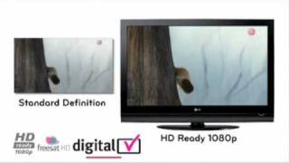 The LG LF7700 LCD TV with builtin FreeSat [upl. by Yerroc]