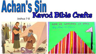 Achan’s Sin Bible Craftbiblecrafts sundayschoolcraft sundayschoolbiblestories [upl. by Akemrej]