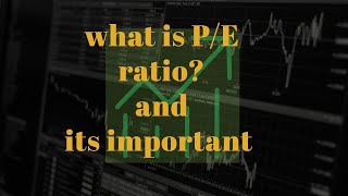 Understanding the PE Ratio its importance [upl. by Imaon]