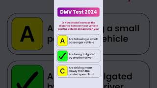 writing driving test questions 2024  DMV Permit Test dmv shorts [upl. by Hillinck]