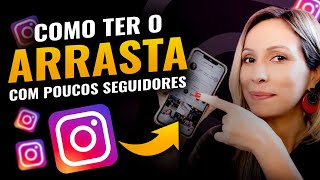 Como Colocar ARRASTA PRA CIMA nos Stories do Instagram Com poucos seguidores por Luana Franco [upl. by Lynnette]