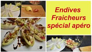 Endives fraîcheurs spécial apéro  idée de recette pour lapéro [upl. by Chadburn]