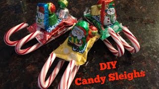 DIY Candy Sleighs  Cheap and Easy [upl. by Redep291]