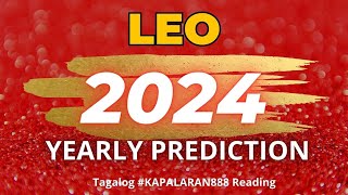 WORKAHOLIC amp BUSY YEAR 2024 ♌️ LEO 2024 GENERALMONEYLOVE TAGALOG TAROT PREDICTIONS KAPALARAN888 [upl. by Vasileior]