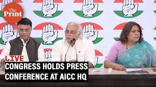 LIVE Congress holds press conference at AICC HQ [upl. by Kram733]