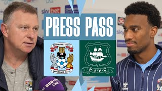 Haji Wright and Mark Robins reflect on winning night for Coventry City against Plymouth Argyle 🎙️ [upl. by Thaxter]