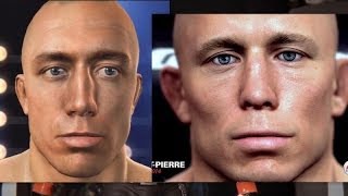 EA Sports UFC vs UFC Undisputed 3  Side by Side comparisons [upl. by Wesla]