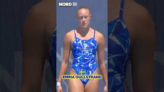 Watch Emma Gullstrands Stunning Dive That Wowed Everyone [upl. by Eusassilem]