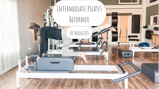 Intermediate Pilates Reformer w box [upl. by Kessiah]