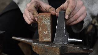 Making 3 viking stump anvils for blacksmithing [upl. by Latham]