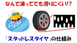 【小学生でも分かる】スタッドレスタイヤが滑りにくい理由。【物質の三態】【水分子】 [upl. by Ruzich]