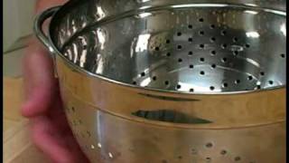 Cooking Tips  How to Use a Colander [upl. by Benil]