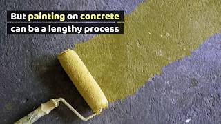 How to Paint a Concrete Wall [upl. by Thornton6]