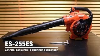 VIDEO TUTORIAL SOFFIATORE ASPIRATORE ECHO ES255ES [upl. by Laux]