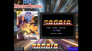 SEGA MASTER SYSTEM  SAGAIA TAITO  1992  681100  EASY LEVEL  3 LIVES  TAIT YOUNG [upl. by Eikin]