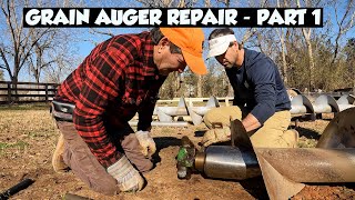 GRAIN AUGER REPAIR  PART 1 [upl. by Llywellyn88]