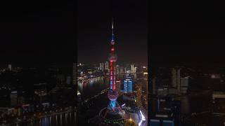 China’s night display is unreal 🤯🌃4K skyscraper nightlife travel [upl. by Patterson]