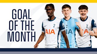 TOTTENHAM HOTSPUR GOAL OF THE MONTH  AUGUST 2024  YVES BISSOUMA HEUNGMIN SON MIKEY MOORE [upl. by Dloraj]