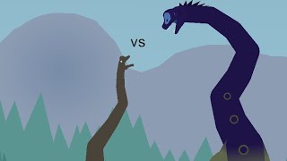 Sauroposeidon Vs Brachiosaurus [upl. by Goebel724]