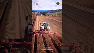 Tractor with 4 ROW BED MAKER Attachment shorts [upl. by Declan124]