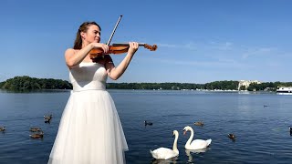 La Cygne The Swan by C Saint Saens  Tjaša Kastelic violin [upl. by Hcurob900]