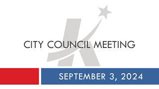 Killeen City Council Meeting  September 3 2024 [upl. by Jayson]