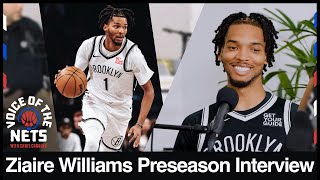 Ziaire Williams On New Start In Brooklyn His Military Family and Playing With Bronny James [upl. by Bohlen]