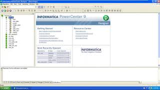 Informatica Powercenter Designer SCD Type1 [upl. by Ahsekad]