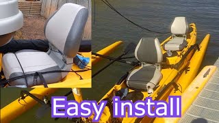 Easy DIY Seat Mod Hobie Tandem Island pre 2015 how to [upl. by Banky808]