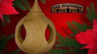 Woodturning Ornament inside out turning [upl. by Kathlene]