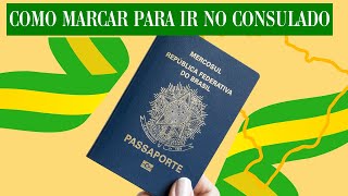 Como marcar para ir no Consulado Brasileiro [upl. by Allare445]