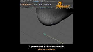 Raycast Facial Rig Demo  Maya Bifrost [upl. by Judenberg576]