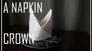 Napkin Folding The Crown [upl. by Annas]