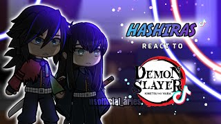 Hashiras react to RANDOM TIKTOKS ✨️  Gacha club  Demon slayer react 🗡 [upl. by Lleddaw]