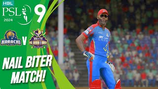 KARACHI KINGS VS QUETTA GLADIATORS  PSL 9 MATCH  CRICKET 24 GAMEPLAY [upl. by Brelje31]