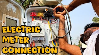 Single Phase Meter Wiring diagram  Energy Meter Connection  Digital Electric Smart Meter [upl. by Anolla]