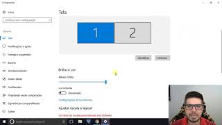 Programar com dois monitores  Configurando dois monitores no windows 10 [upl. by Ienttirb]