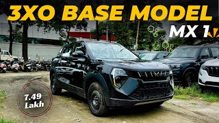 xuv3xo base model  mahindra xuv3xo mx1  750 lakh  xuv3xo bhaiyajigadi [upl. by Summons]