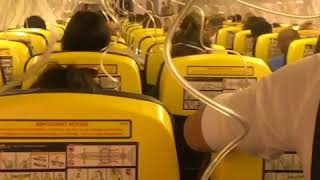 Oxygen Masks Dropped as Ryanair Flight Plummets 27000 Feet Hospitalizing 33 [upl. by Schrick]