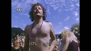 1970s Hippies Dancing and Playing Bongos at a Festival [upl. by Pall591]